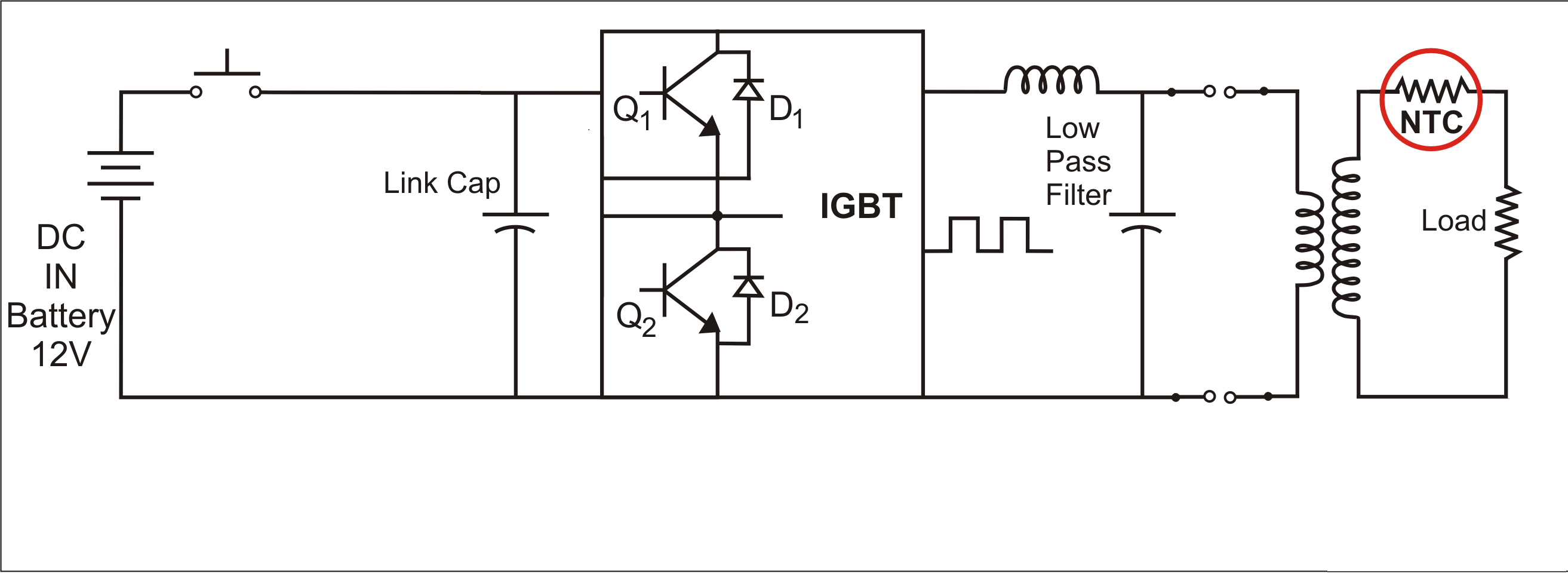 Figure 4 - Classic inverter circuit